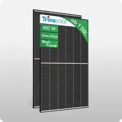 Trina Solar Vertex S+ 450W Doppelglas Black Frame