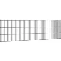 Doppelstabmattenzaun Stärke 6/5/6 Anthrazit 63 x 251 cm