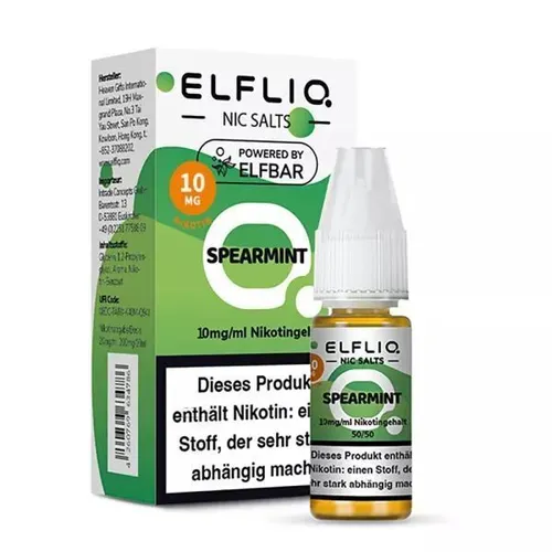 Liquid Spearmint 10mg - Elfliq by Elfbar