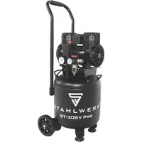 STAHLWERK Kompressor ST-308V Pro – 30L, 8 Bar, 1,97 PS - Kompakter Druckluft-Kompressor mit 30L Kesselvolumen und 8 bar maximalem Druck. Ideal für Werkstätten, leise mit nur 70 dB – perfekt für den professionellen Einsatz.