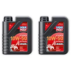 LIQUI MOLY 3051 Motoröl Motorbike 4T Synth 10W-50 Offroad Race (2x1L)