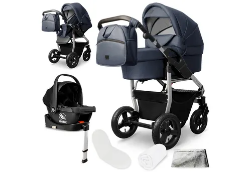 Kinderwagen Blau von Bergsteiger