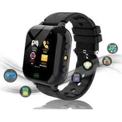 MiracDan Kinder-Smartwatch mit SIM - 2-Wege-Anruf & 25 Lernspiele - Multifunktionale Smartwatch für Kinder mit integriertem 2-Wege-Anruf und SOS-Notruf. Ideal für Sicherheit und Spaß – perfekt als Geschenk für Kinder ab 3 Jahren!