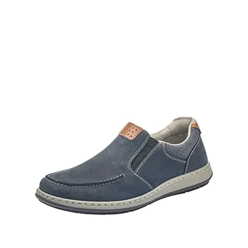 RIEKER Herren Slipper Gr. 43 in blau von Rieker