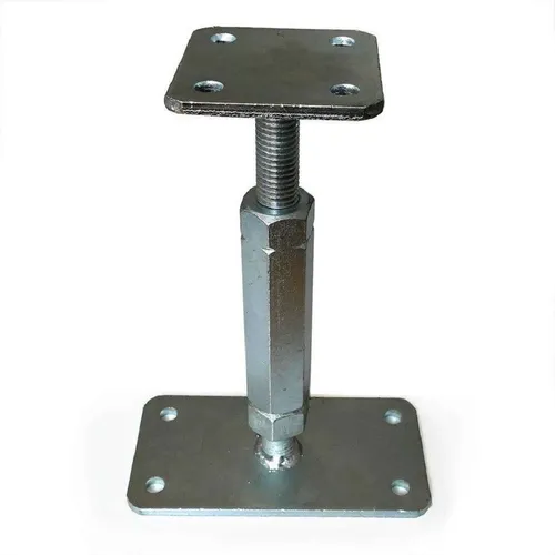 Produktbild Gartenpirat Pfostenträger P-Pfostenträger höhenverstellbar 160-220 mm Stützenfuß Stahl verzinkt, (1-St)