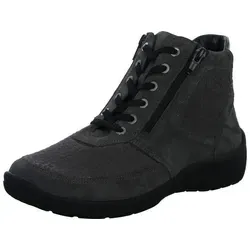 Waldläufer Komfort Stiefeletten Damen 31343236383630 Grau 38 1/2 EU - Wanderschuhe mit Wechselfußbett, ideal für lose Einlagen. Hoher Tragekomfort durch gepolsterten Schaftrand und rutschhemmende Sohle, perfekt für den Alltag und Freizeitaktivitäten.