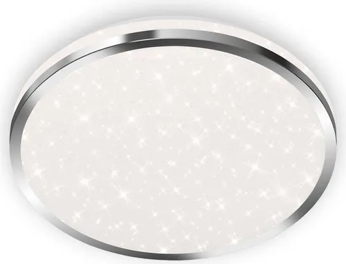 BRILONER LED Deckenleuchte mit Sternendekor - Moderne Badleuchte mit IP44 Schutz, 12 Watt und 1.200 Lumen für strahlendes Licht. Das Sternenhimmel-Design macht sie zum Blickfang in jedem Badezimmer.