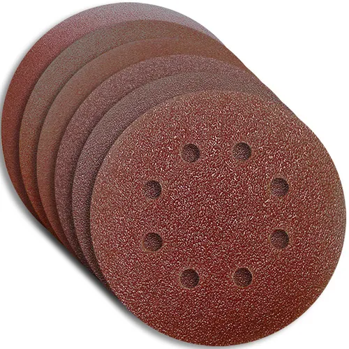 Schleifscheiben, Exzenter ø=125mm, 10 X K40-60-80-120-180-240, Korund, 181469 60