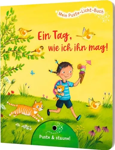Mein Puste-Licht-Buch: Ein Tag, wie ich ihn mag!: Suchbuch mit Puste-Licht und LED-Lämpchen
