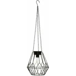 Atmosphera Solar-Hängeleuchte Flave, Schwarz