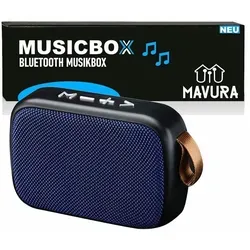 MUSICBOX Bluetooth Lautsprecher Musikbox Kabellos Sound Bass Hi-Res Stereo MP3