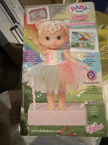 ZAPF 831830 BABY born Storybook Fairy Rainbow 18 cm ab 3 Jahre/ Neu