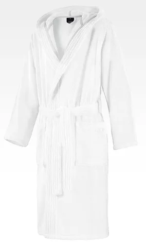 JOOP! Herren Bademantel mit Kapuze aus Baumwolle - Eleganter und flauschiger Bademantel aus softem Frottier, perfekt für nach dem Duschen oder im Saunabesuch, bietet höchsten Tragekomfort.