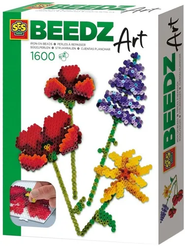 SES Beedz Wildblumen Bastelset Bügelperlen von SES