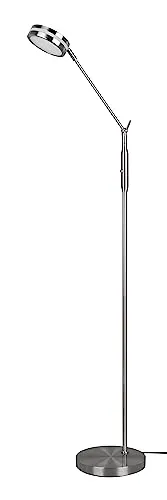 Trio Stehleuchte Silber - Elegante Beleuchtung für Ihr Zuhause - Stehleuchte in Silber, Maße: B: 23 cm, H: 133 cm, T: 23 cm. Hochwertige Materialien von Trio für stilvolle Akzente in jedem Raum.