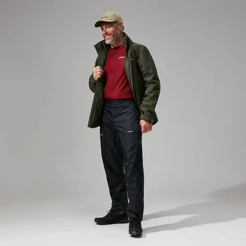 Berghaus Herren Deluge Pro 2.0 Überhose - Wasserdichte und atmungsaktive Regenhose aus bluesign-zertifizierten Materialien, ideal für Outdoor-Abenteuer bei jedem Wetter.