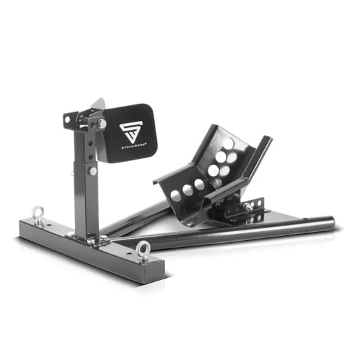 STAHLWERK Motorrad Montageständer - Transportständer für sicheres Arbeiten - Montageständer für Motorräder, stabil und einfach zu handhaben, ideal für Wartung und Reparaturen.