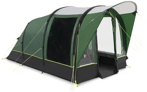 Kampa Brean AIR Luftzelt 3-Personen - Geräumiges 3-Personen Luftzelt (215x365cm) in grün, ideal für Campingausflüge mit schnellem Aufbau und hervorragender Stabilität.