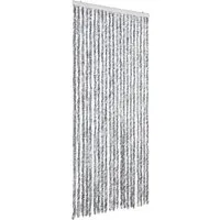 vidaXL Insektenschutz-Vorhang 90x200 cm Chenille - Fliegengitter aus weicher Chenille, schützt vor Insekten und sorgt für Privatsphäre. Leicht abnehmbar und wasserdicht – ideal für ein ungestörtes Zuhause.