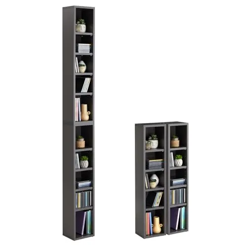 CARO-Möbel CD-Regal CHART in grau von CARO-Möbel