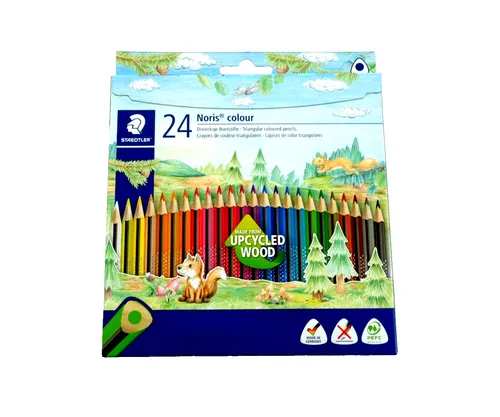 STAEDTLER Dreikant-Buntstift Noris colour, 24er Kartonetui