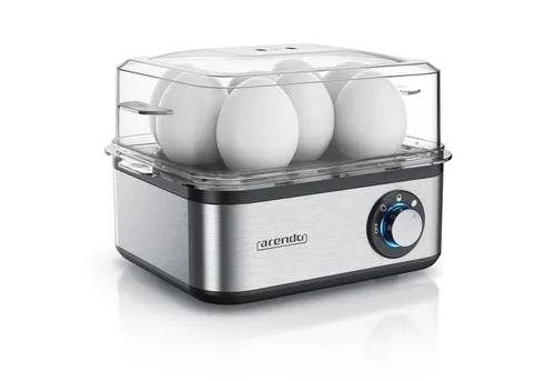 Arendo Eierkocher 8-fach Edelstahl in schwarz von Arendo