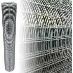 Volierendraht Verzinkt 100cm 25m - Ideal für Kleintiergehege - Gartenzäune: Robuster, feuerverzinkter Stahldraht mit 12x12mm Maschen für sicheren Schutz von Tieren und Pflanzen. Vielseitig einsetzbar als Umzäunung oder Absturzsicherung.