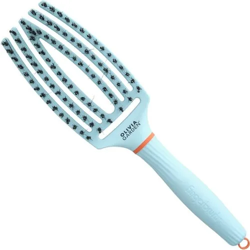 Olivia Garden Fingerbrush Combo Medium Bubble Blue