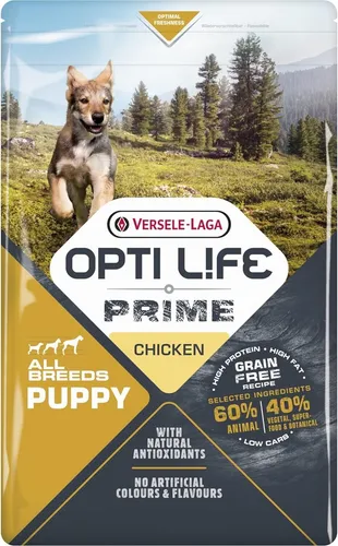 Hundefutter Opti Life Prime Trockenfutter für Welpen Hunde Welpenfutter 2,5 kg