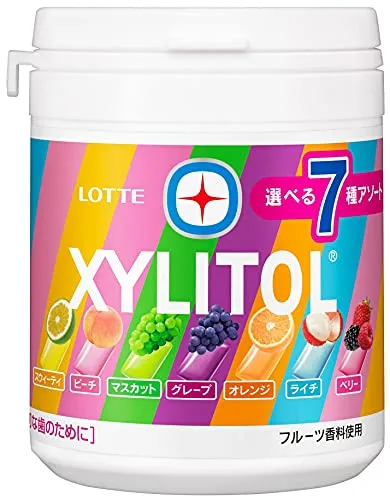 Produktbild Lotte Xylitol Gum 7 Sorten Flasche 143g | Hergestellt in Japan | Kaugummi | Japan Import