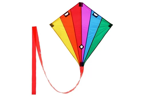 Wolkenstürmer Kite Lenkdrachen Racer Regenbogen - Bunter Spaß für Groß und Klein - Drachen, 1-tlg, mit einem Gewicht von 420 g für optimale Flugeigenschaften und farbenfrohen Spaß im Freien.