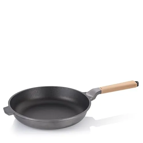 kela Bratpfanne VITANA 32 cm - Pfanne mit Oil Control System für perfekte Bratergebnisse, aus recyceltem Aluminium, energiesparend und ideal für gesunde Zubereitung