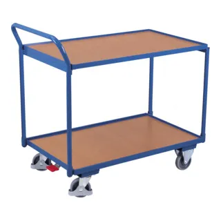 VARIOfit SW-600.500 Tischwagen - 2 Etagen, Traglast bis 250 kg, pulverbeschichtet und schlagfest, ideal für vielseitige Anwendungen
