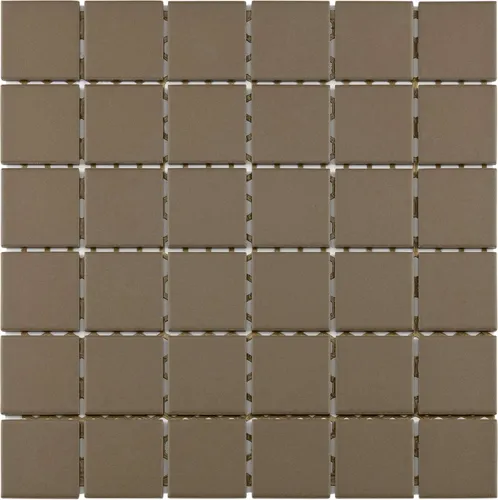 Mosaikfliese Maxi 30 x 30 cm braun Steinmaß: ca. 4,7 x 4,7 cm
