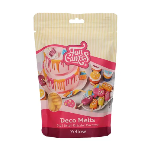 FunCakes Deco Melts Yellow 250 g von FUNCAKES