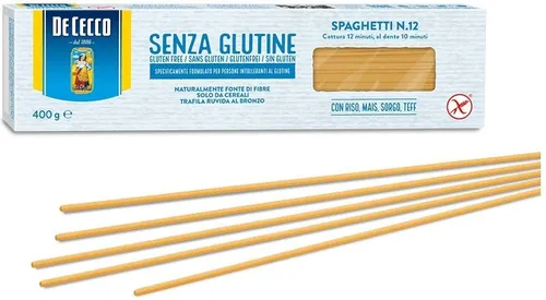 Nudeln Senza Glutine Spaghetti n12 400g - De Cecco