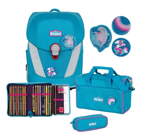 Scout Sunny II Set 4-teilig Dolphins in blau von Scout