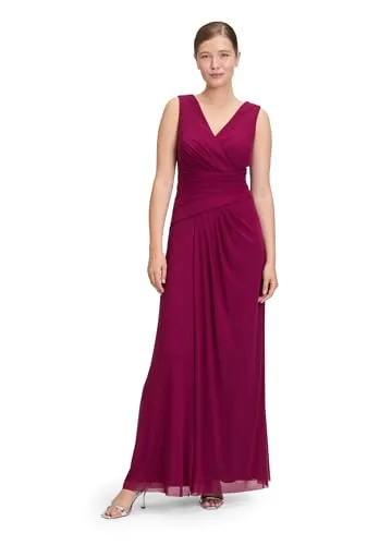 Vera Mont Damen Abendkleid mit V-Ausschnitt 42, Sweet Berry von Vera Mont