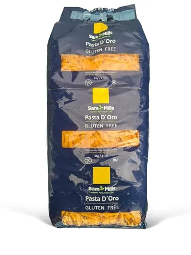 Sam Mills - Pasta d'oro - Glutenfreie Nudeln aus Maismehl - Penne Rigate (5 kg Packung)