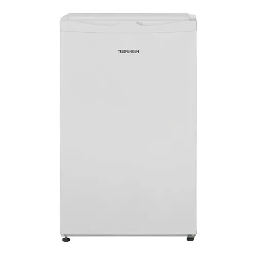 Telefunken Kühlschrank CF-33-101-W2 - Kompakter freistehender Kühlschrank mit 89 Litern Nutzinhalt, ideal für kleine Küchen. Ausgestattet mit einem Gefrierfach und höhenverstellbaren Füßen.