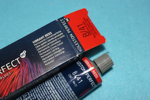 60ml WELLA koleston perfect HAARFARBE 8/41 hellblond rot asch NEU