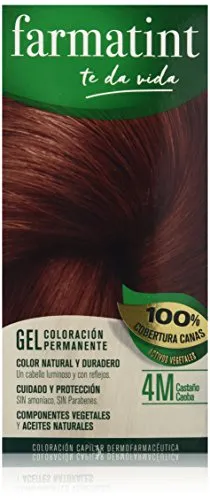 Farmatint Mascara 4m Castaa o Caoba 135ml - Haarfarbe für strahlende, lebendige Farben mit langanhaltendem Glanz und Pflegewirkung.