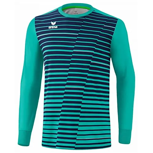 Erima Unisex Torwart Trikot Pro 2.0, columbia, L - Hochwertiges Torwarttrikot mit Ellbogenpolstern für optimalen Aufprallschutz und schnelltrocknendem Material. Ideal für maximale Bewegungsfreiheit im Spiel.