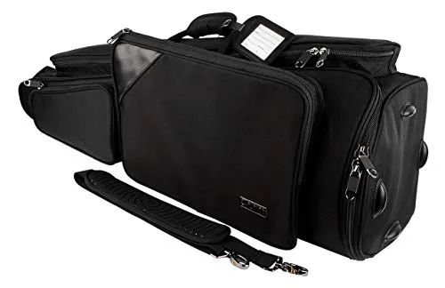Protec PL239 Gigbag für Tenorposaune - Instrumentenzubehör mit großer Öffnung für einfaches Ein- & Auspacken, wetterfestem Material und hochwertiger Schaumstoffpolsterung für optimalen Schutz.