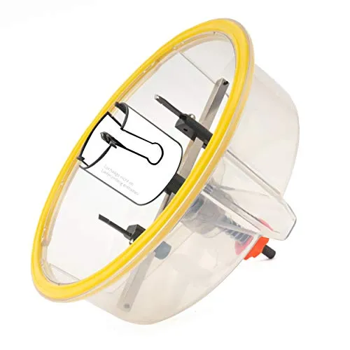 Falke Kreisschneider FKS-X PLUS (48-230 mm) - Lochsägen: Universeller Kreisschneider für präzise Schnitte in Holz, Kunststoff und Gipskarton mit stufenlos einstellbarem Durchmesser und Staubschutzhaube.