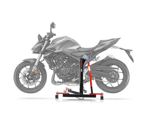 ConStands Motorradheber CS Power Evo-Zentralständer für Honda Hornet 1000 / SP 24-25 - Rot - Stabiler Motorradheber für die Honda Hornet 1000 / SP 24-25. Ideal zum einfachen Anheben und Warten Ihres Motorrads. Robuste Bauweise sorgt für Sicherheit und Langlebigkeit.