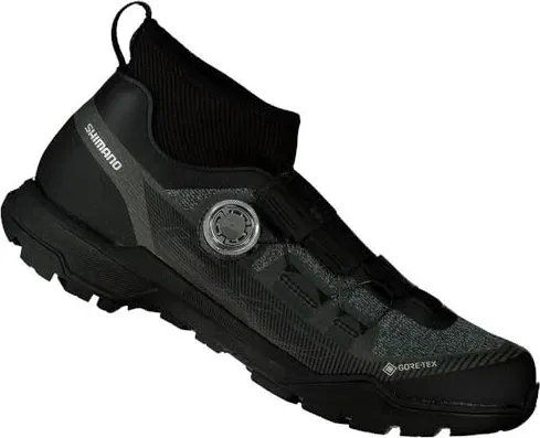 Shimano Unisex Bicycle Shoes SH-EX700GTX - Schwarz, 42 EU - Damen-Radsportschuhe mit wasserdichter GTX-Membran und optimaler Kraftübertragung für ein komfortables Fahrerlebnis.