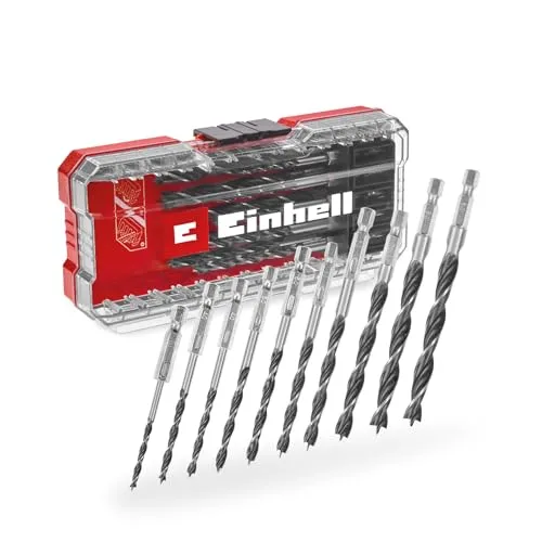 EINHELL Holzbohrer-Set 108733, 10-teilig im S-Case von Einhell