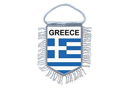 Akachafactory Wimpel mini Flagge Fahne flaggen miniflagge griechenland