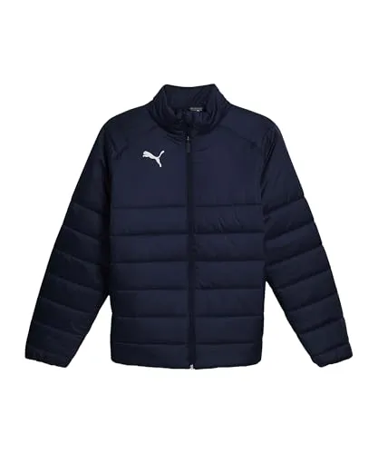 PUMA Unisex Kinder Teamliga Gepolsterte Jacke Jr Zip - Kinder-Regenbekleidung mit regulärer Passform, gepolstertem Stoff und durchgehendem Reißverschluss für optimalen Komfort und Wärme.